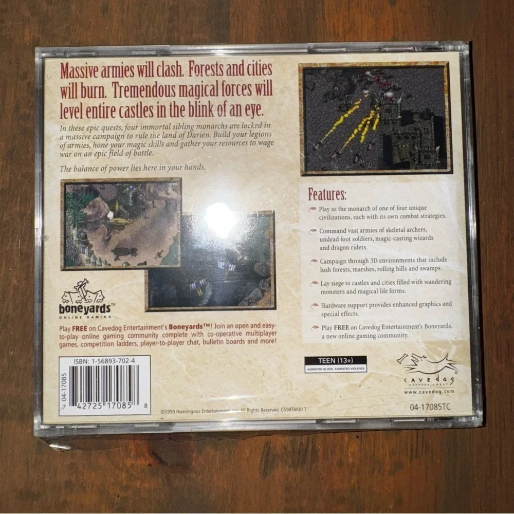 Total Annihilation: Kingdoms (PC) Brand New Factory Sealed 1999 Vintage
